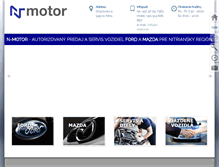 Tablet Screenshot of n-motor.sk